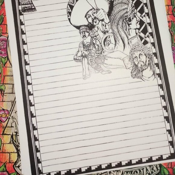 1980's Teen Angels Magazine style Stationary. Lot of 10. - Picture 5 of 5